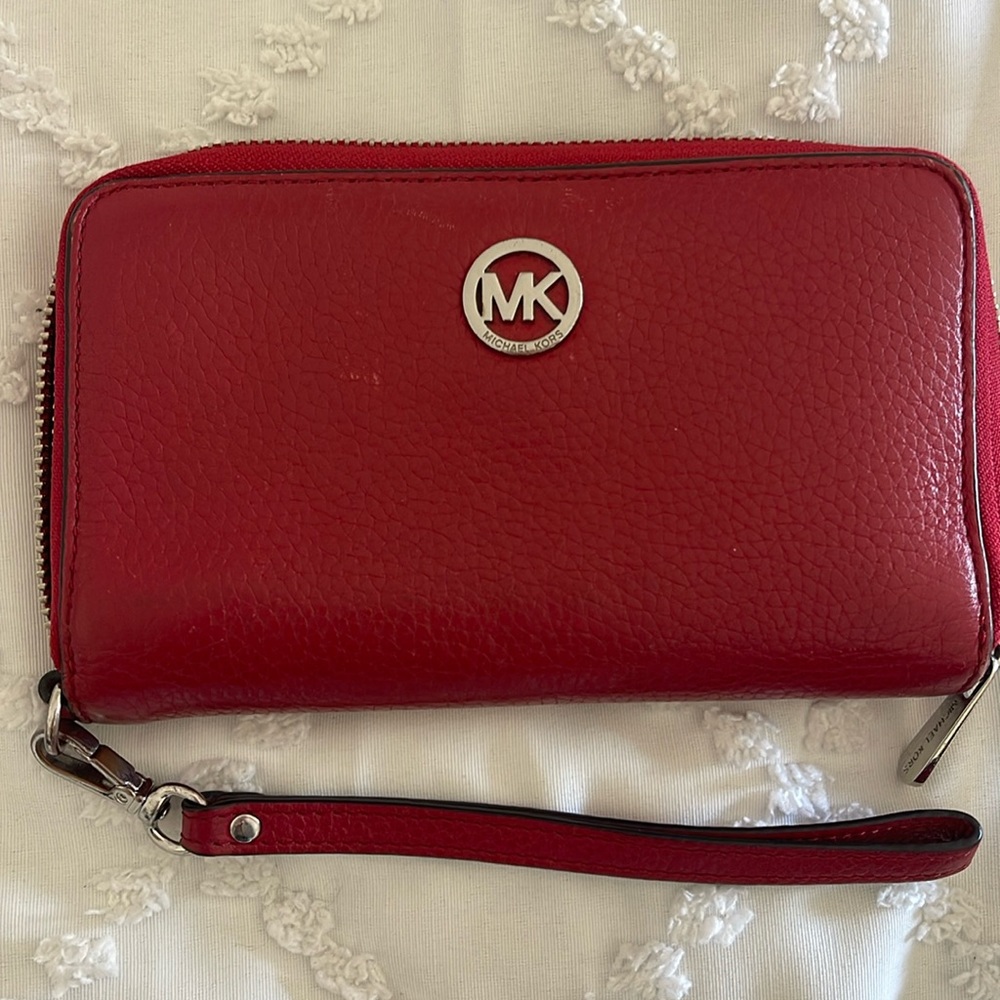 Red Leather Wallet